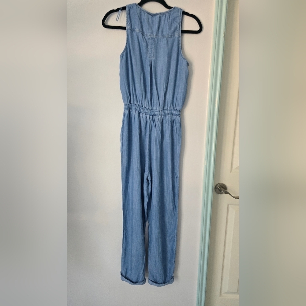 Knox Rose M Women's Jumpsuit Romper Blue Denim Tank Sleeveless Size Xs - Picture 4 of 12